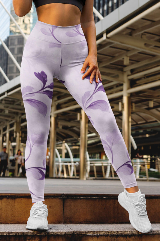 BlazeFit Printed Workout Leggings – High-Waisted, Stretchable & Stylish
