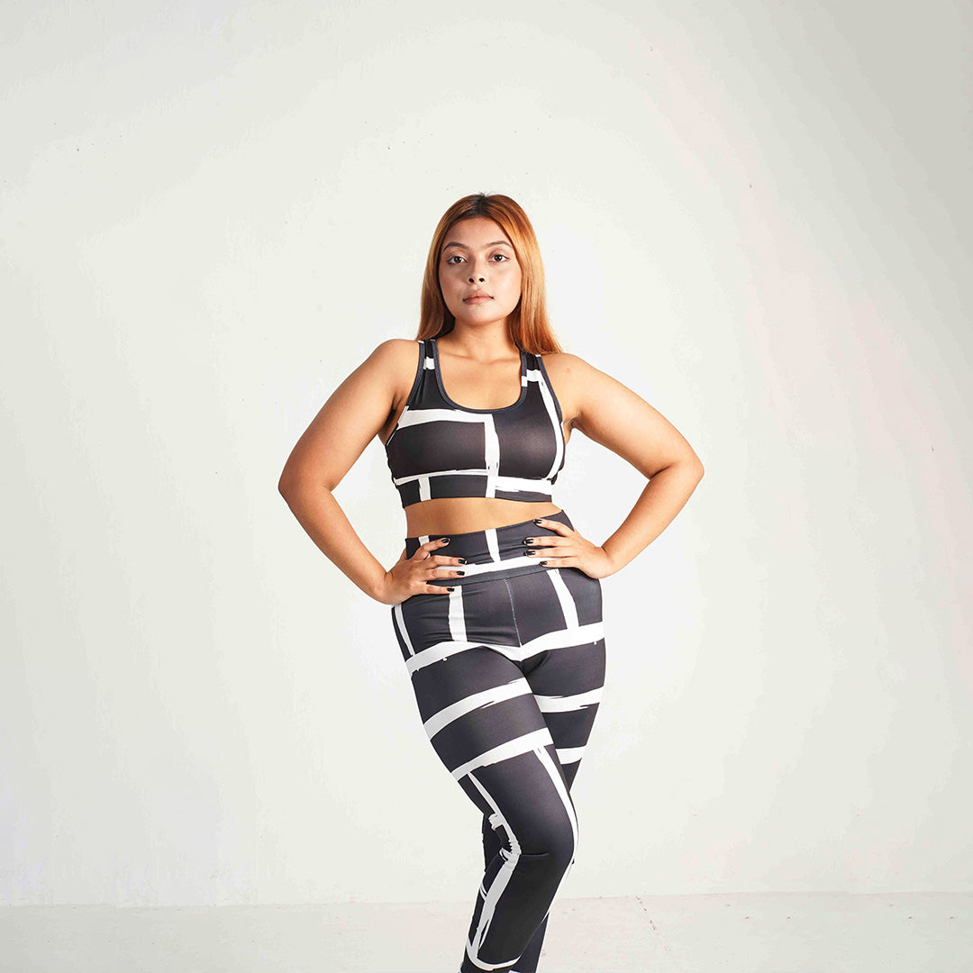 Shadow Drift Non-Padded Sports Bra – Lightweight, Breathable Fitness Bra