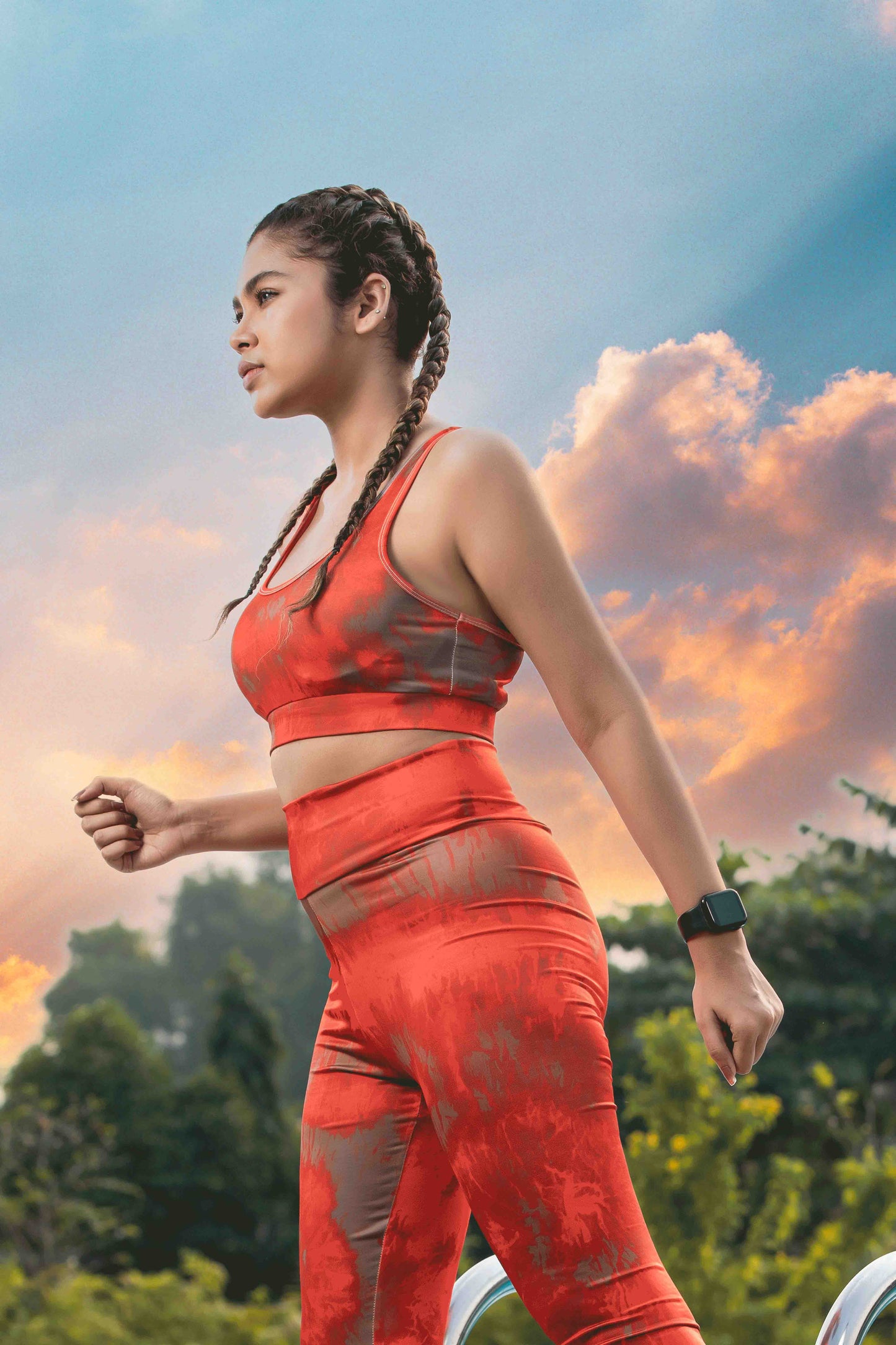 WaveTone Non-Padded Sports Bra – Lightweight, Breathable Fitness Bra