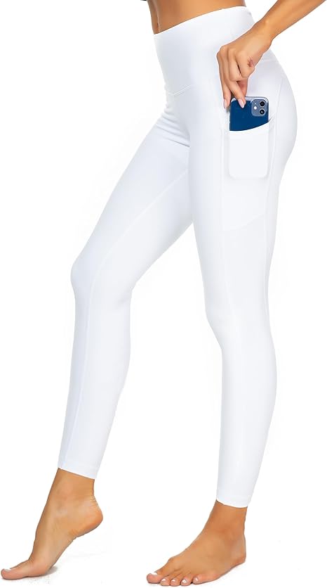 White Yoga Bra Leggings Set for sports and gym