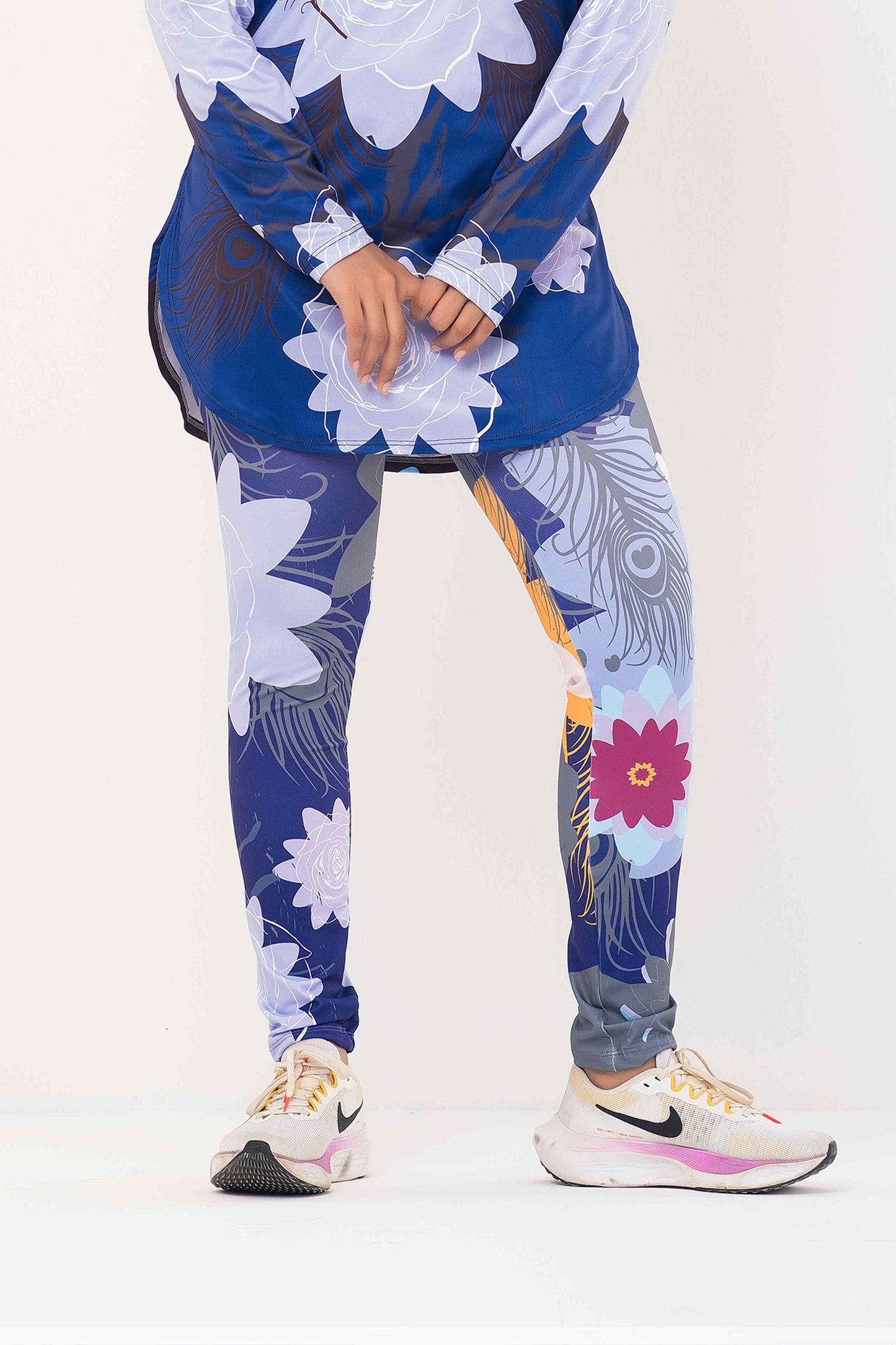 AirTide Printed Workout Leggings – High-Waisted, Stretchable & Stylish