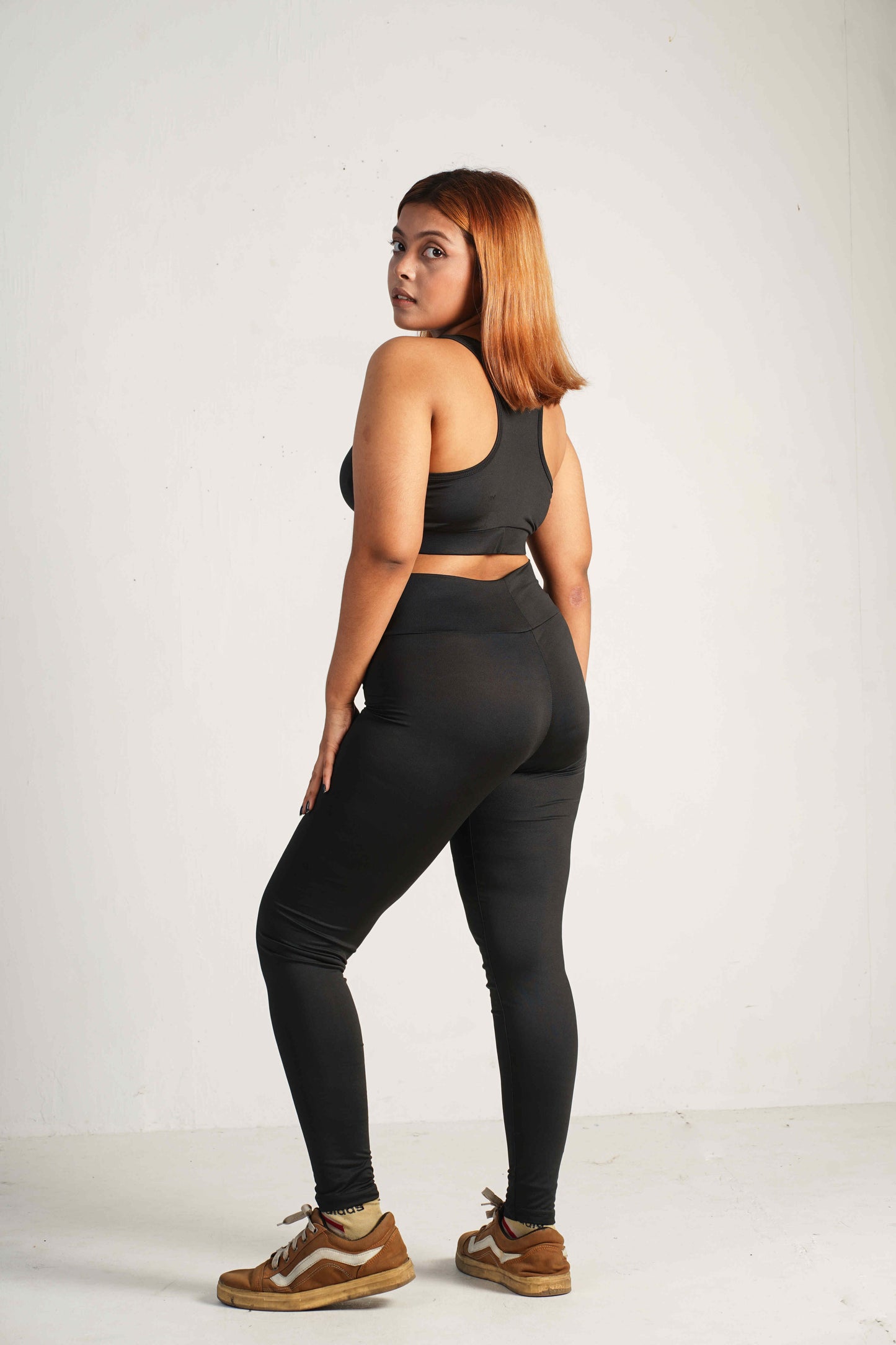 Solid Black 3pcs Combo for Sports and Gym