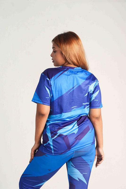 Blaze Crest Short Sleeve Dry-Fit T-Shirt for Gym & Activewear