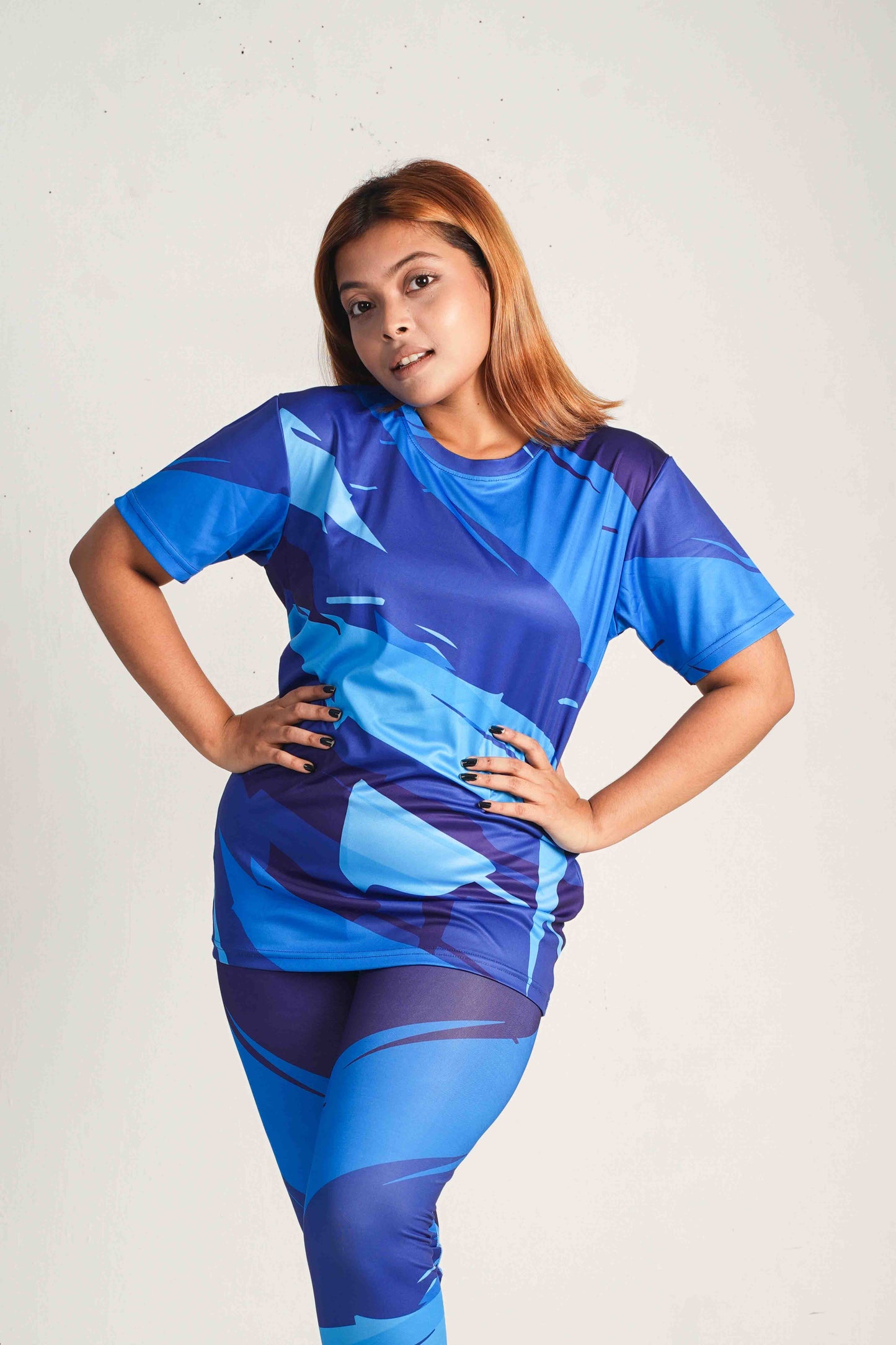 Blaze Crest Short Sleeve Dry-Fit T-Shirt for Gym & Activewear