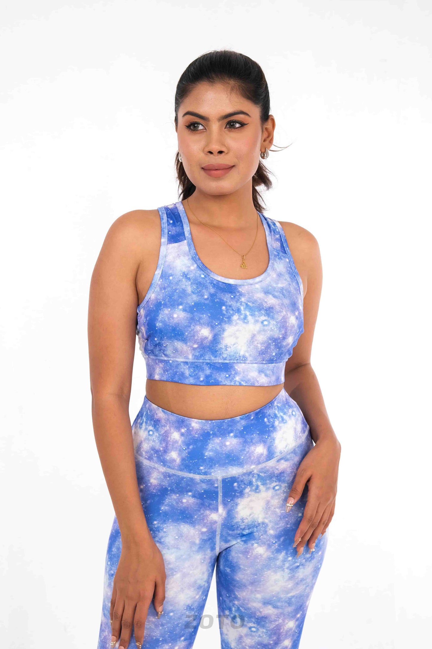 Galaxy Bra Leggings Set for sports and gym