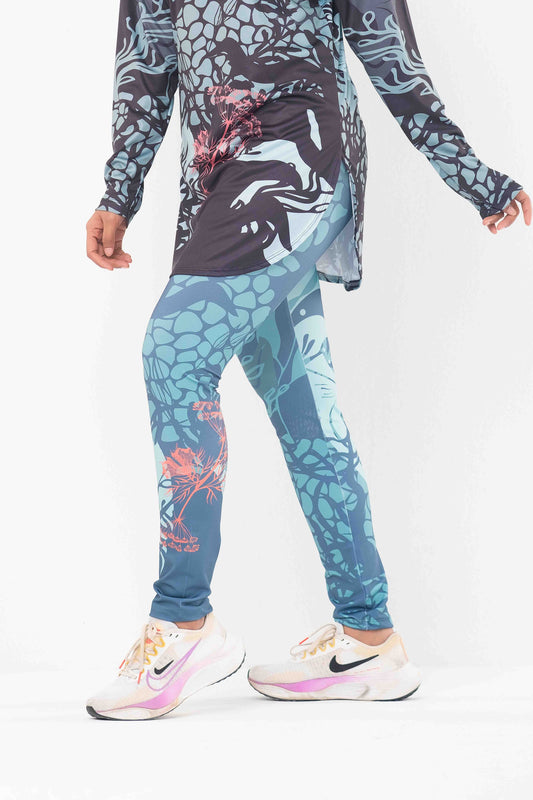 VelocityFit Printed Workout Leggings – High-Waisted, Stretchable & Stylish Gym Wear