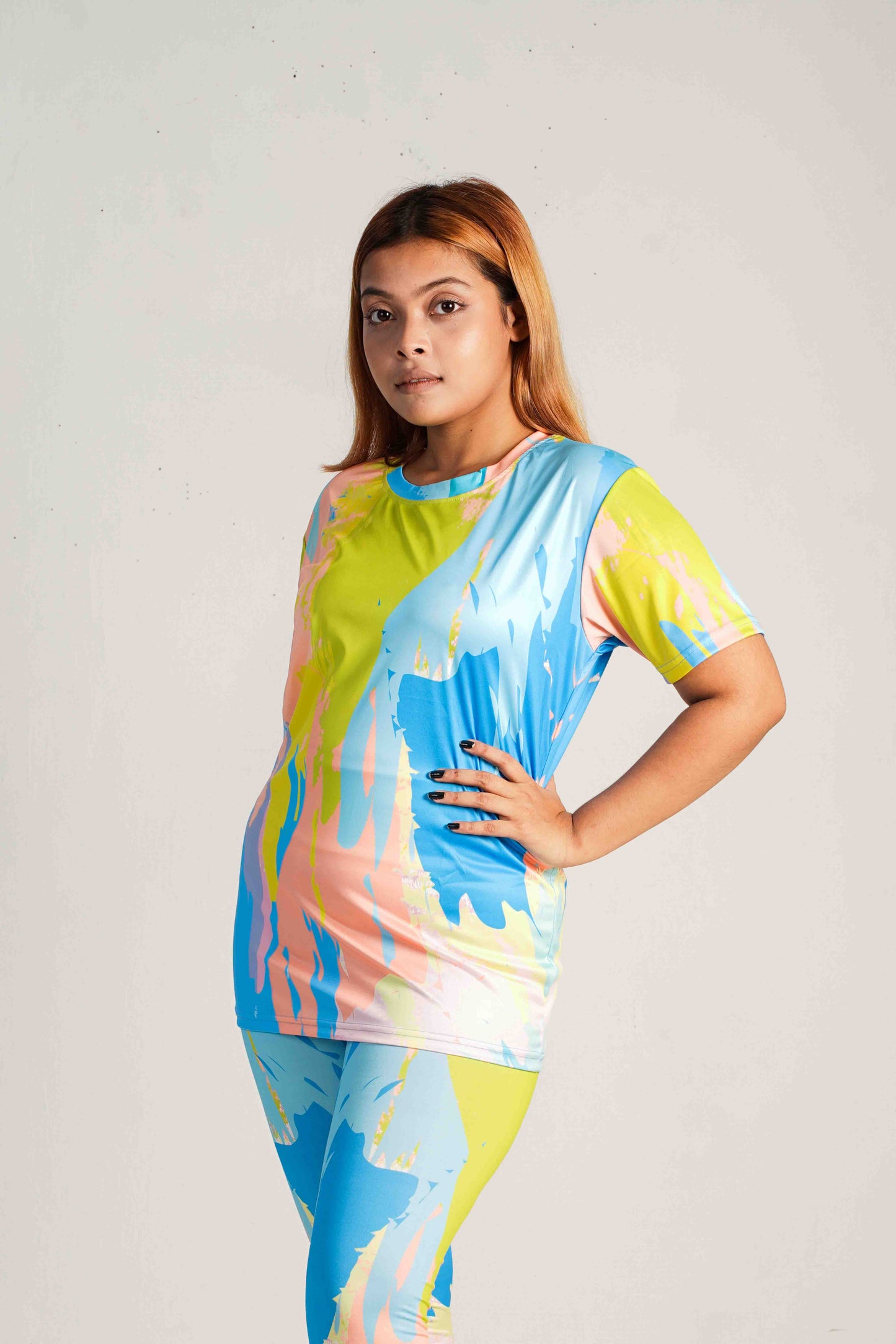 Women's HueMotion Short Sleeve Dry-Fit T-Shirt for Gym & Activewear