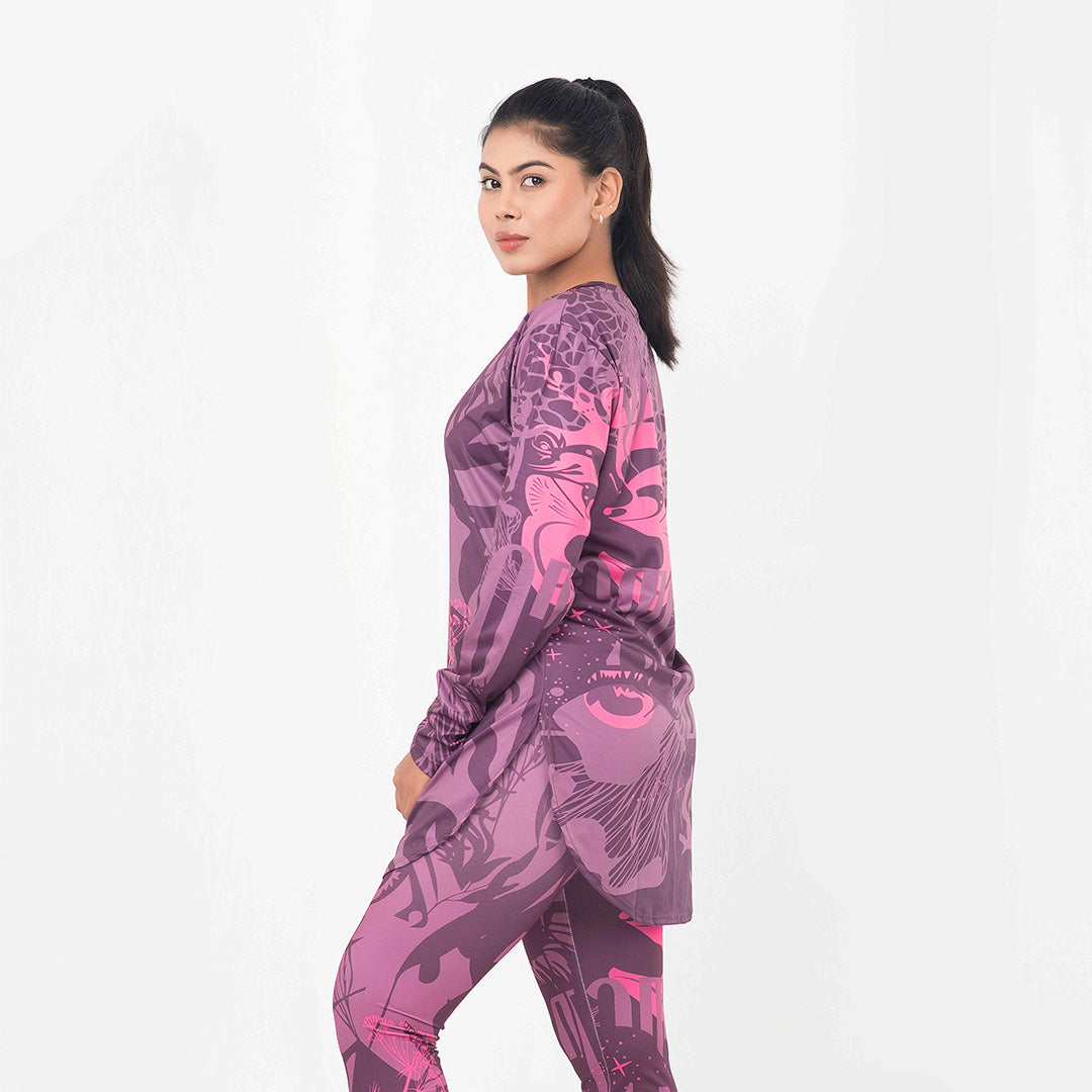 Women's ZenLine Long Sleeve Dry-Fit T-Shirt for Gym & Activewear