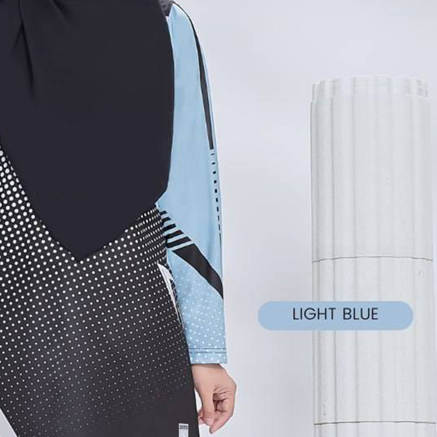 Modest Motion: Muslimah Activewear ZOTO KEEP MOVING JERSEY