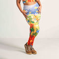 FloraFlow Printed Workout Leggings – High-Waisted, Stretchable & Stylish Gym Wear