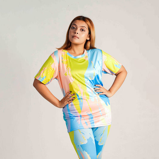 Women's HueMotion Short Sleeve Dry-Fit T-Shirt for Gym & Activewear