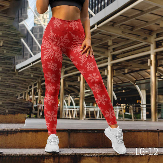 ThunderSplash Printed Workout Leggings – High-Waisted, Stretchable & Stylish
