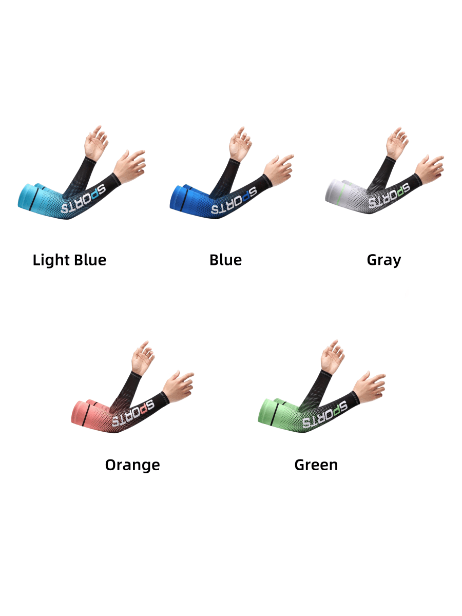 1 Pair Unisex Outdoor Sports UV Protection Arm Sleeves