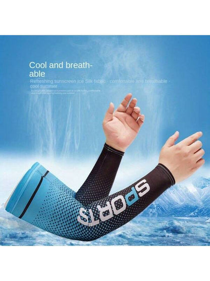 1 Pair Unisex Outdoor Sports UV Protection Arm Sleeves