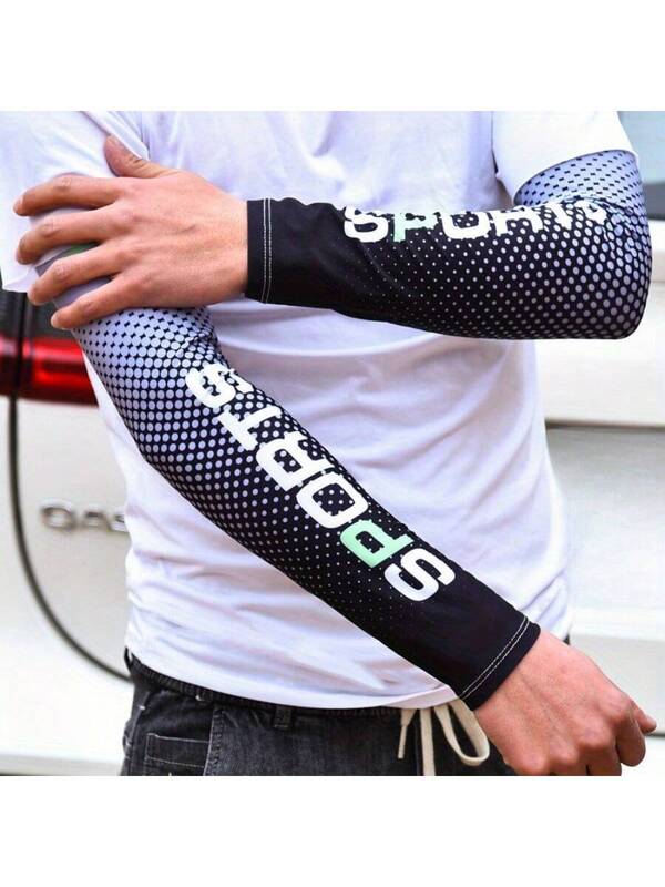 1 Pair Unisex Outdoor Sports UV Protection Arm Sleeves