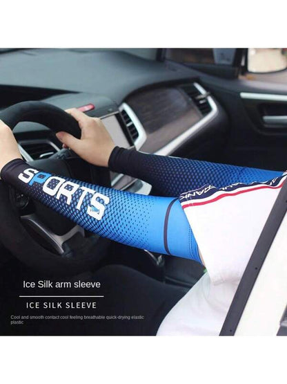 1 Pair Unisex Outdoor Sports UV Protection Arm Sleeves