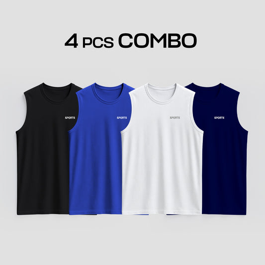 Men’s 4pcs TankTop COmbo – Activewear & Casual Wear