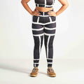 Shadow Drift Printed Workout Leggings – High-Waisted, Stretchable & Stylish