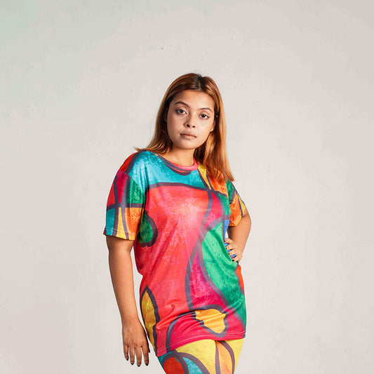Women's Camo Rush Short Sleeve Dry-Fit T-Shirt for Gym & Activewear