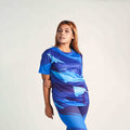 Blaze Crest Short Sleeve Dry-Fit T-Shirt for Gym & Activewear