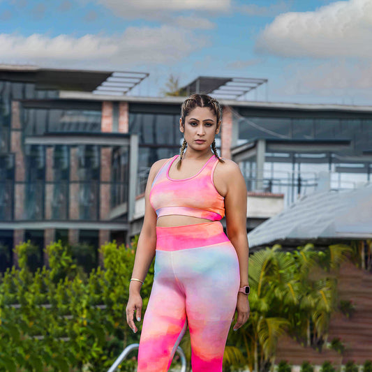 HyperMist Non-Padded Sports Bra – Lightweight, Breathable Fitness Bra