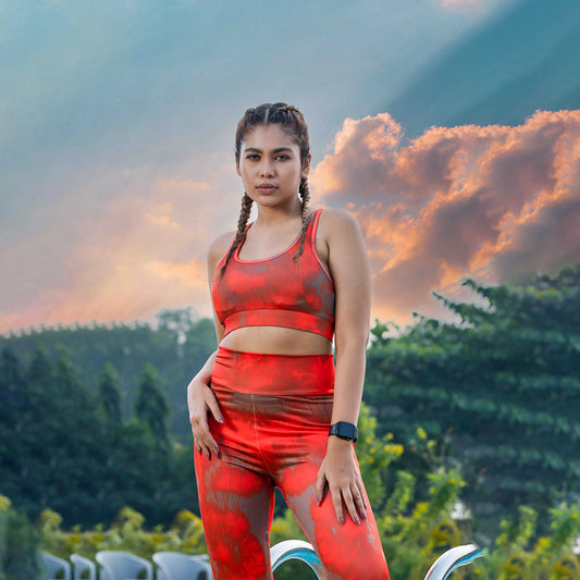 WaveTone Non-Padded Sports Bra – Lightweight, Breathable Fitness Bra
