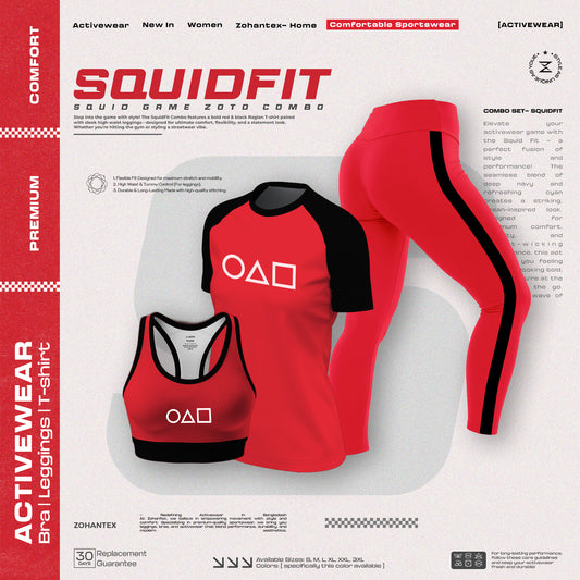 Squad game 3pcs Combo Red color for sports CM97