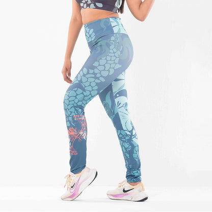 VelocityFit Printed Workout Leggings – High-Waisted, Stretchable & Stylish Gym Wear