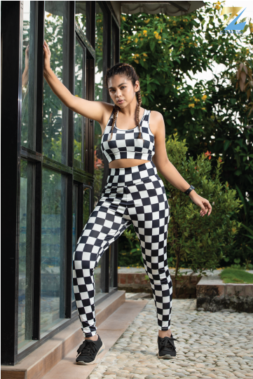 Black&White Checked Combo CM43