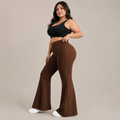 Mocha Taupe Flare Leggings I FL206