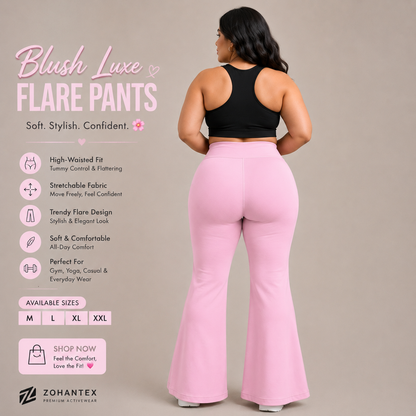 Blush Luxe Flare Pants  I FL205