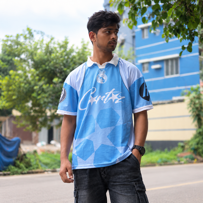 Skyline Retro type Drop-Shoulder Jersey
