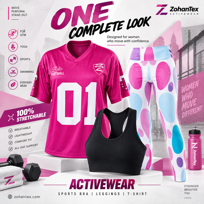 Pink Motion 3-Piece Activewear Set I CM-120