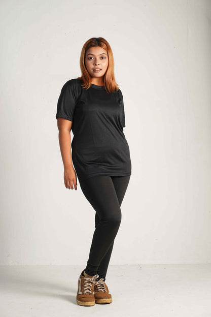 Solid Black 3pcs Combo for Sports and Gym