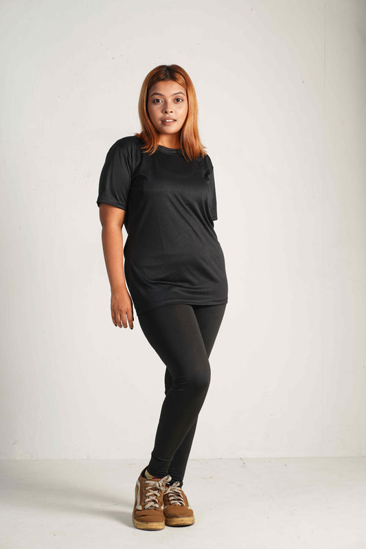Solid Black 3pcs Combo for Sports and Gym