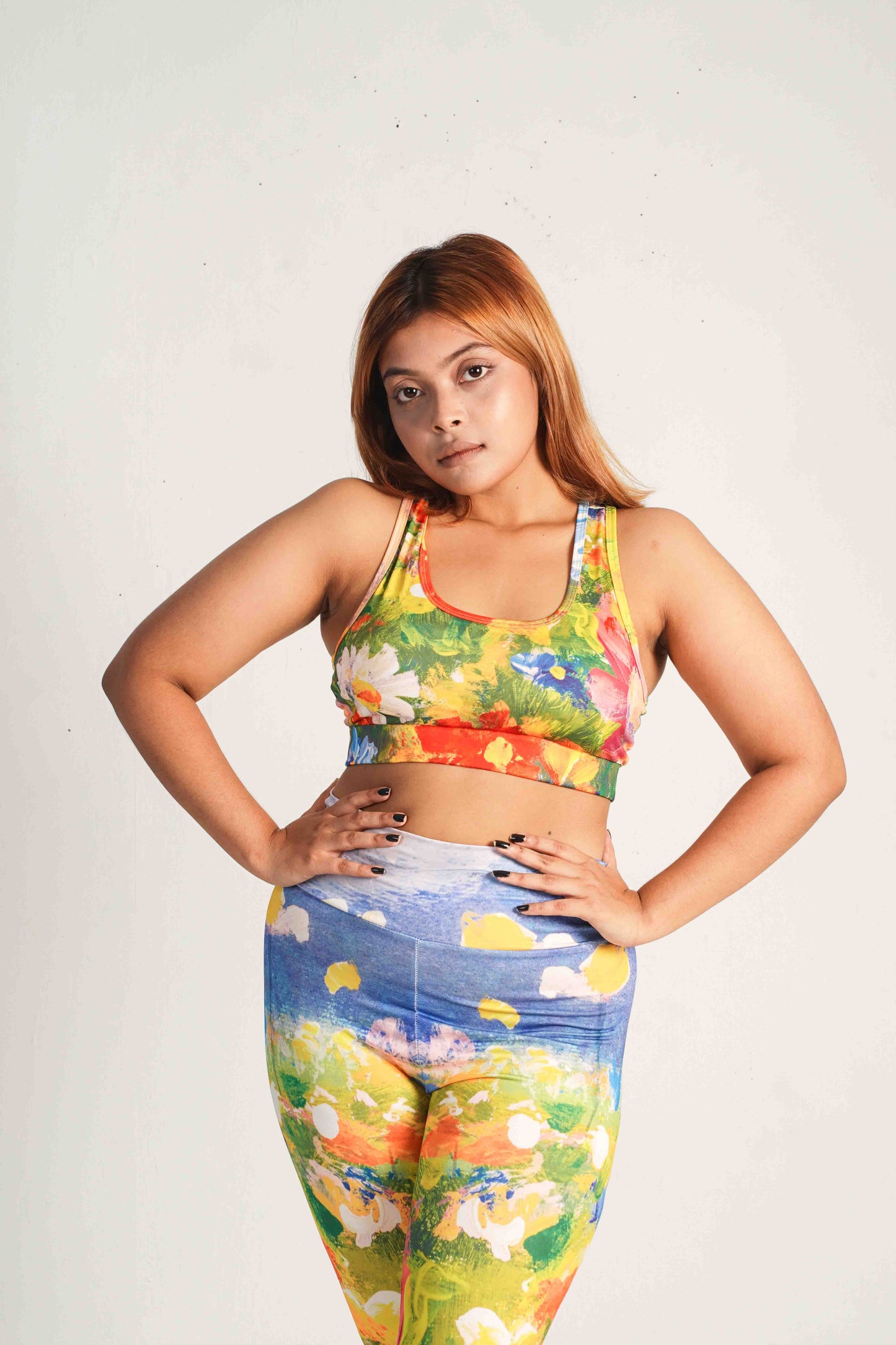 FloraFlow Non-Padded Sports Bra – Lightweight, Breathable Fitness Bra