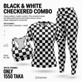 Black&White Checked Combo CM43