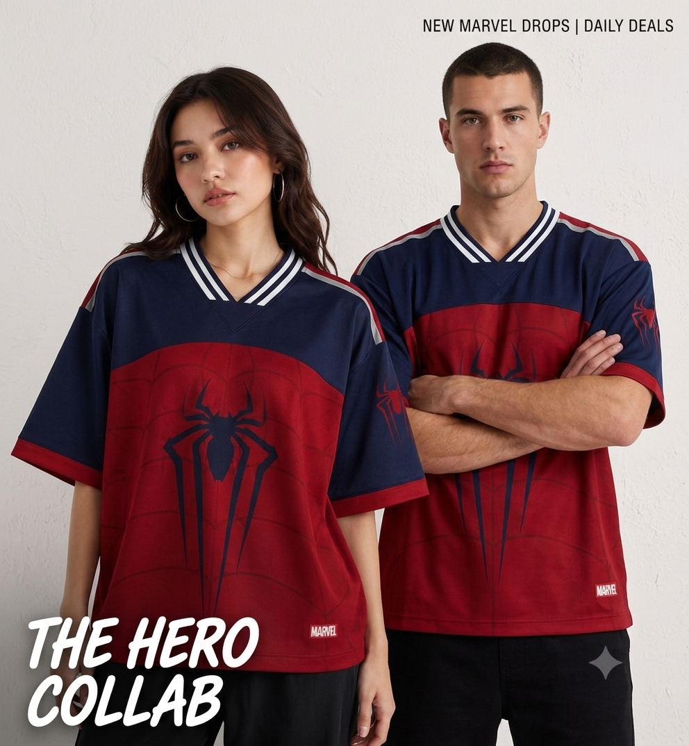 Spider-Man Boxy Fit Jersey 2026