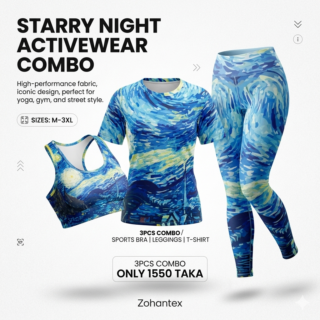Starry Night Activewear Combo CM14