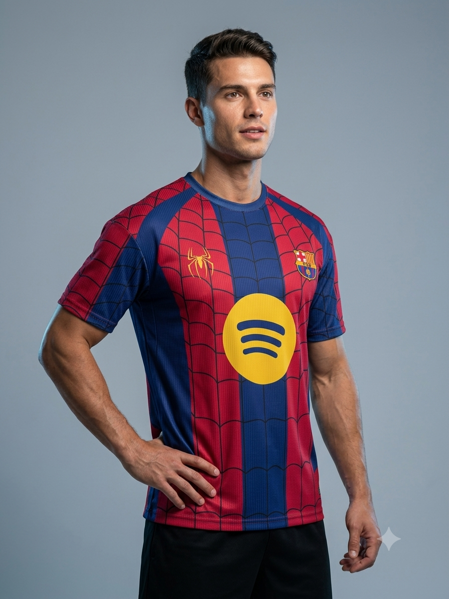 Barca x Spider-Man Brand New Day 2026 Special Edition Jersey