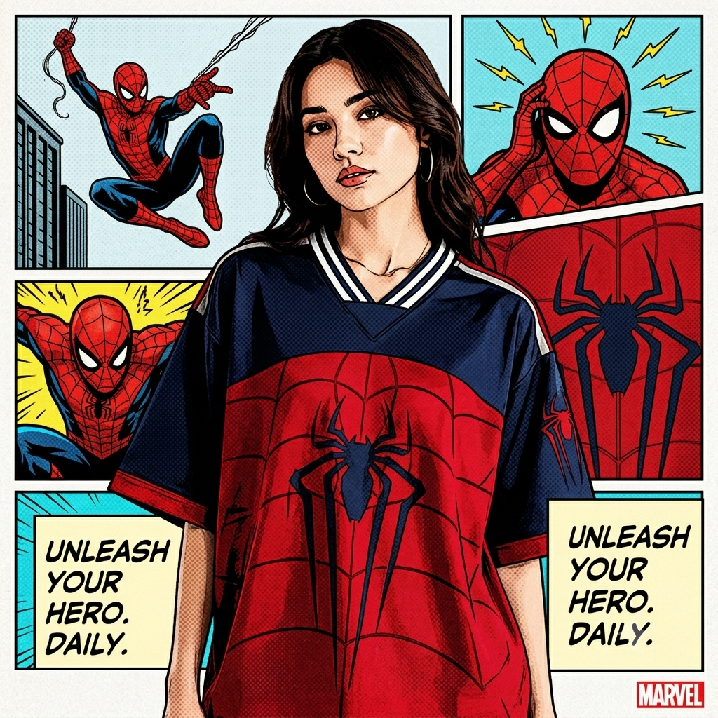Spider-Man Boxy Fit Jersey 2026