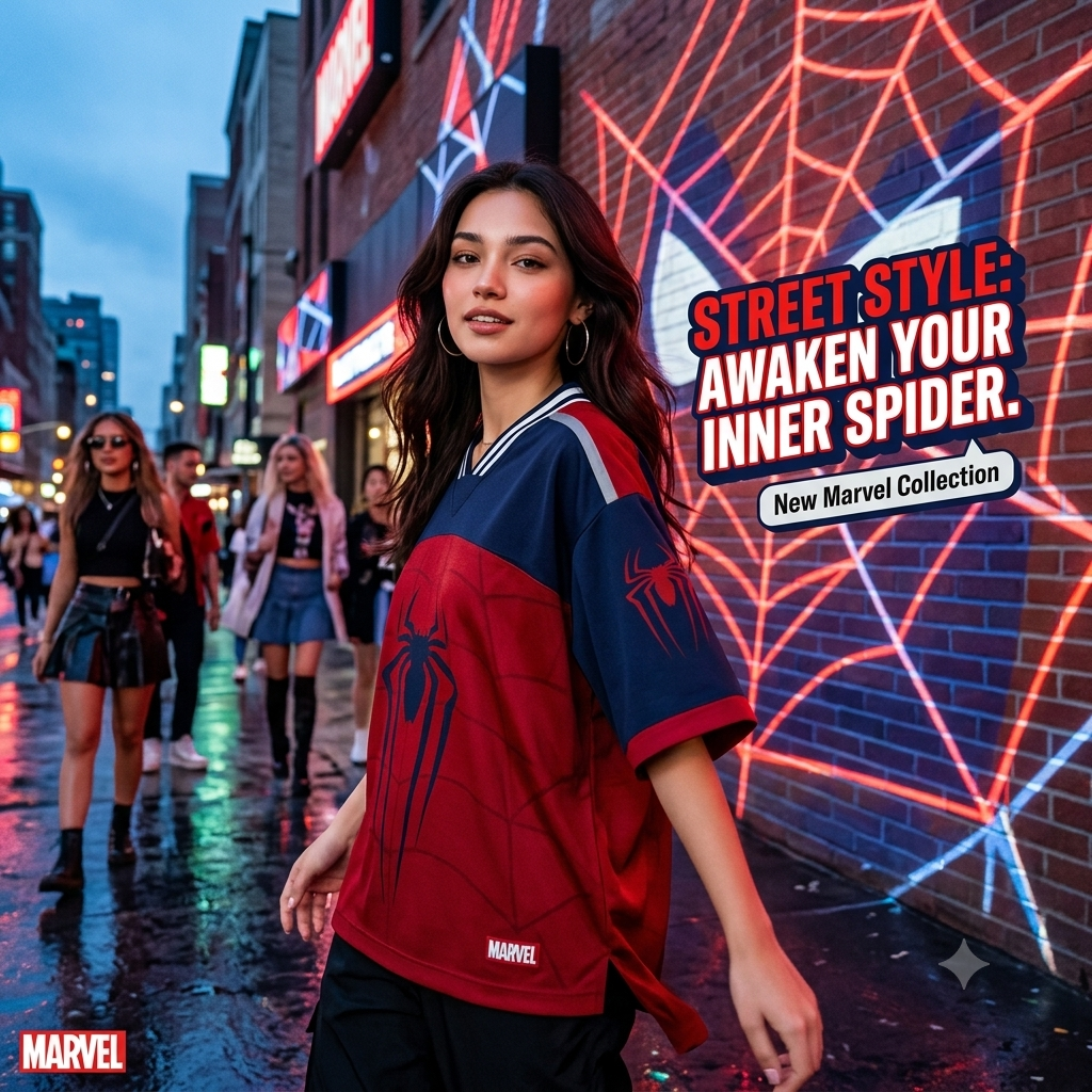 Spider-Man Boxy Fit Jersey 2026