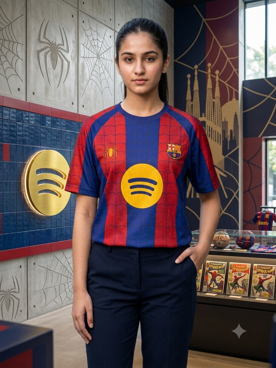 Barca x Spider-Man Brand New Day 2026 Special Edition Jersey