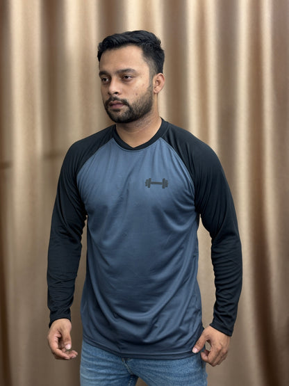 Men'S Slim-Fit Athletic Long Sleeve T-Shirt 2pcs combo