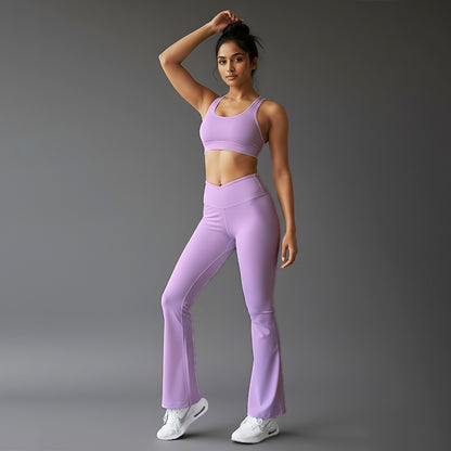 Purple Flera High-Waisted Sculpt Leggings