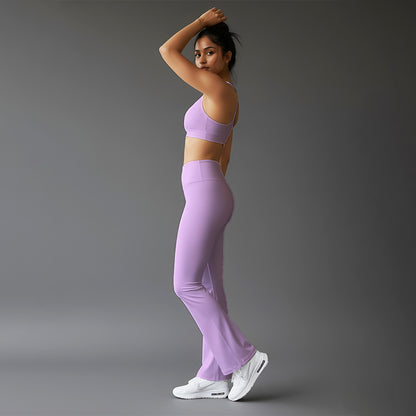 Purple Flera High-Waisted Sculpt Leggings