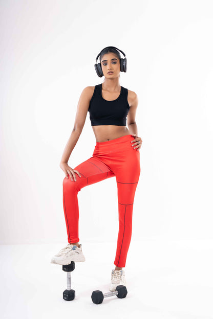 ZohanTex Power Red 3-Piece Activewear Set I CM-121