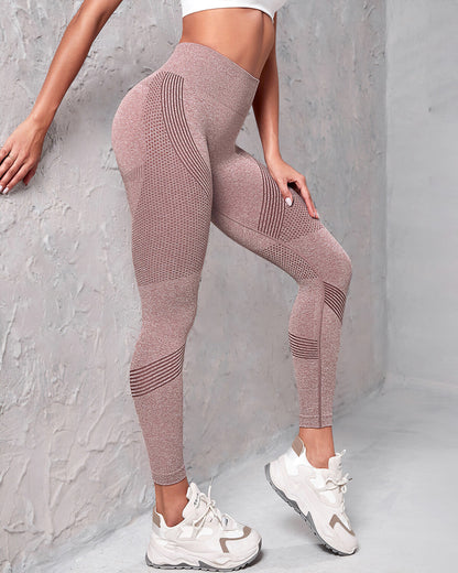 Women's Light Maroon Shameless Leggings – High-Waisted, Body-Shaping & Sweatproof Activewear