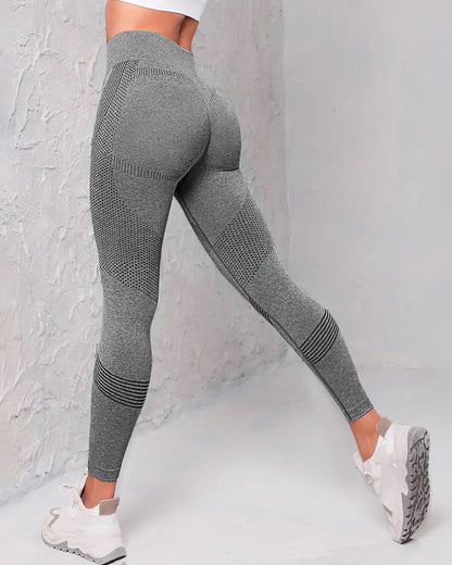Women's Gray Shameless Leggings – High-Waisted, Body-Shaping & Sweatproof Activewear