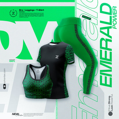 Zoto Green Activeware 3pcs Combo for Women CM116